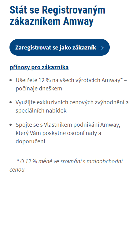 zákazník amway 3557219